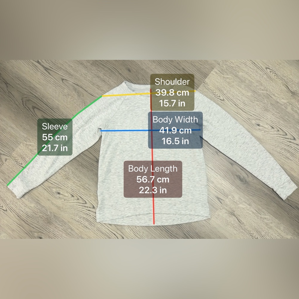 NEW Lou & Grey for LOFT Women's Light Grey Loungewear Sweatshirt Size XS - Picture 8 of 8